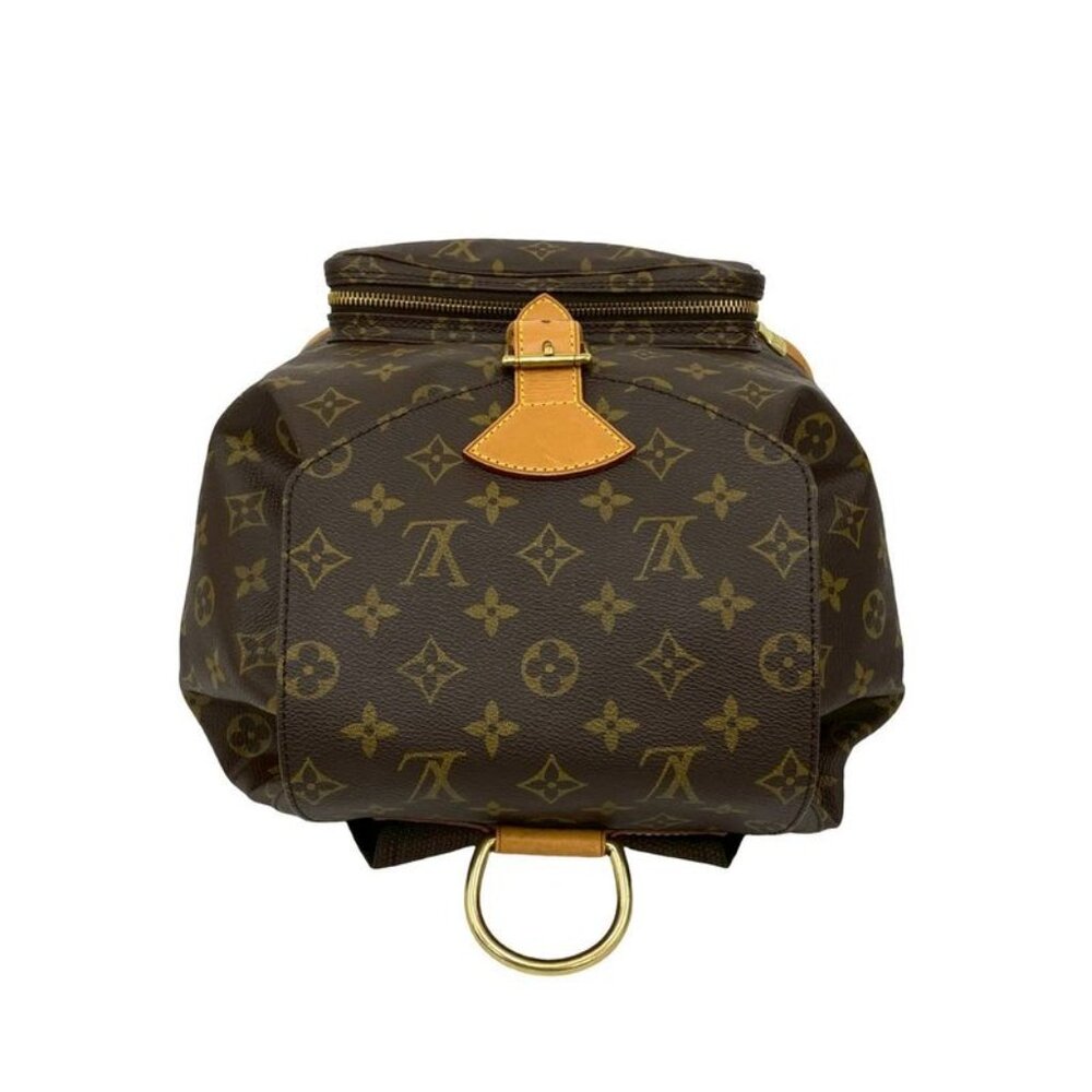 Louis Vuitton Vintage Montsouris Monogram Leather Drawstring Rucksack Sac - Picture 4 of 10